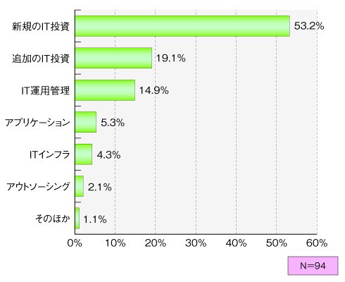 図3　最も予算を削減するIT・業務分野