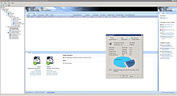 VM6 SoftwareのVMexでストレージのパーティションを作成