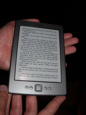 Kindleの操作は5つのボタンで行う