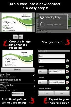ScanBizCards Business Card Reader