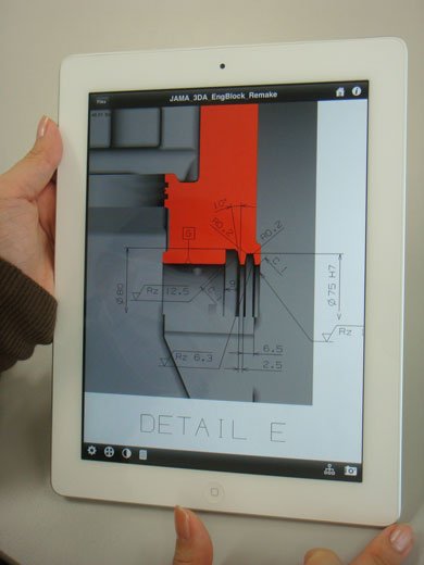 製造現場向けのより詳細な情報を付与した図面