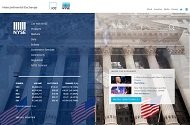 ニューヨーク証券取引所の公式Webページ