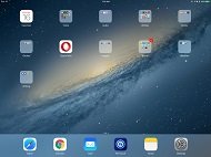 iPad Proのホーム画面