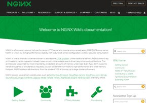 NginxのWebサイト