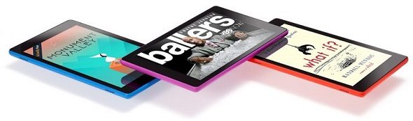 3色のFire HD 8