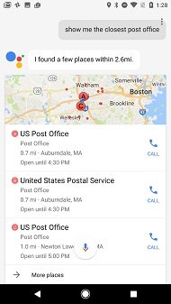 Google AssistantのGoogleマップデータ