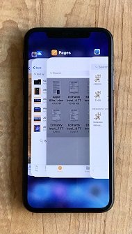 iOSアプリケーションの切り替え