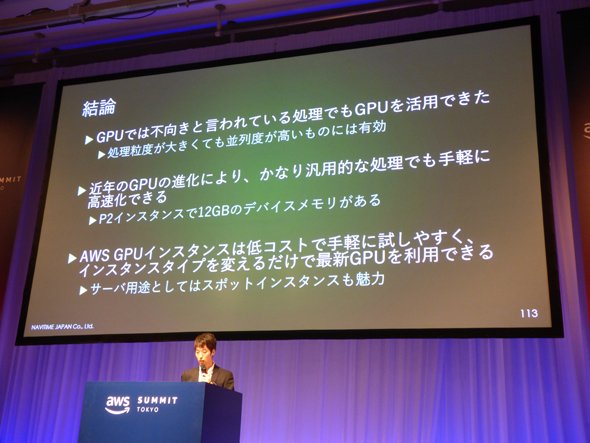 吉濱氏は、もっといろいろなことにGPUを使おうと訴えた